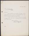 Letter from John D. Nugent to John Douglas with précis of correspondence with PM concerning the shooting of non combatants,