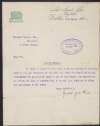 Letter from Ignatius John Rice, Solicitor, to Michael Dawson informing him the Committee are not in a position to offer employment to John Heery,