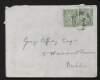 Empty envelope addressed to George Coffey, 5 Harcourt Terrace, Dublin, and franked Drumcliffe, Co. Sligo,