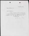 Letter from George Gavan Duffy to Henry Woodd Nevinson noting what time he can meet him,