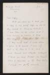 Letter from William Copeland Borlase to George Coffey regarding the Loughcrew sites,