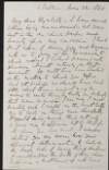 Letter from Richard Davis Webb, 177 Great Brunswick Street, Dublin, to his sister-in-law Elizabeth Harvey, Quarrymount, Waterford,