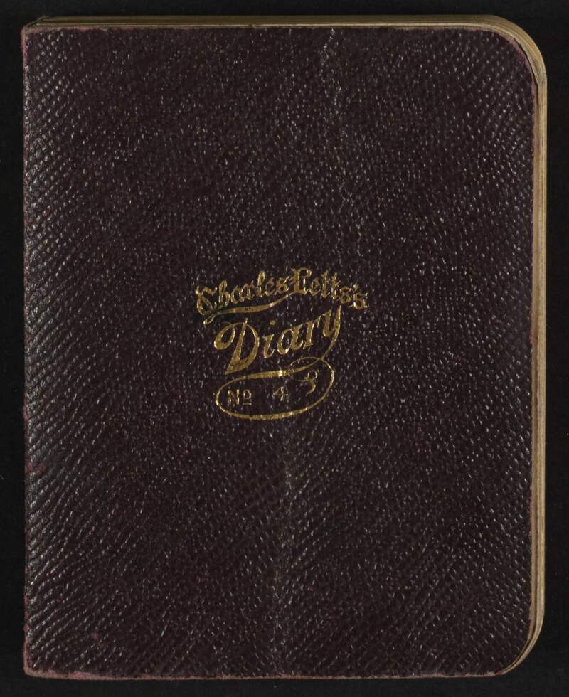 Diary belonging to Jane Coffey with entries on family, meetings, appointments and lectures,