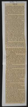 Newspaper cutting from 'United Irishman' with article "Donn Bo",