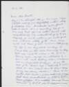 Letter from Diarmuid Fawsitt to Rosamond Jacob regarding Jacob's book 'The Rebel's Wife',