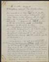 Manuscript draft letter from Thomas Johnson to 'Daily Herald' regarding the Dublin Lockout,