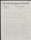Copy letter from Thomas Johnson to Arthur Henderson regarding a deputation with Lloyd George,