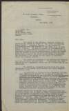 Typescript copy letter from Thomas Johnson to Luke J. Duffy regarding a letter by William Norton to Cardinal Pacelli,