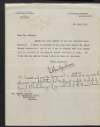 Letter from Arthur Henderson to Thomas Johnson regarding a deputation with Lloyd George,