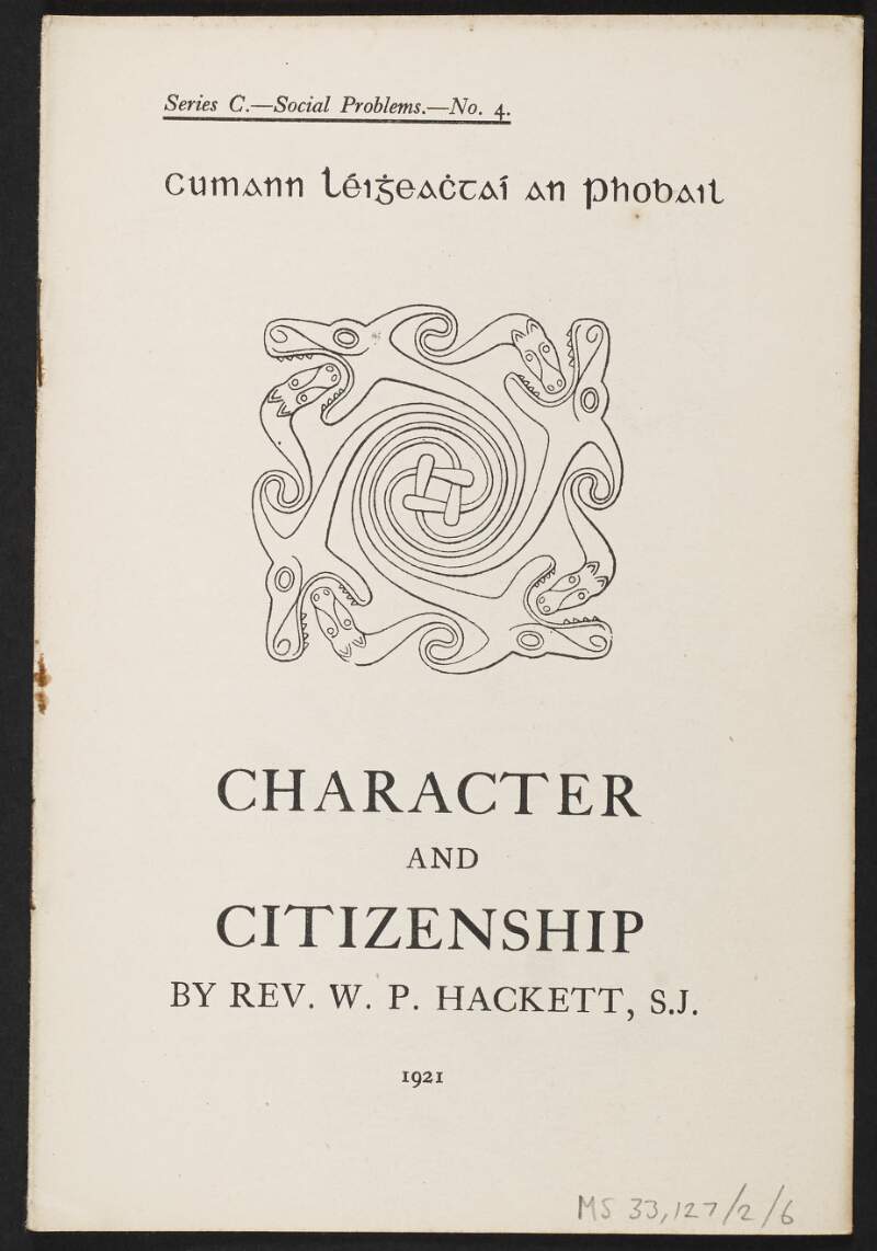 Character and citizenship /