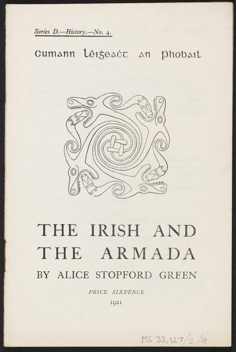 The Irish and the Armada /