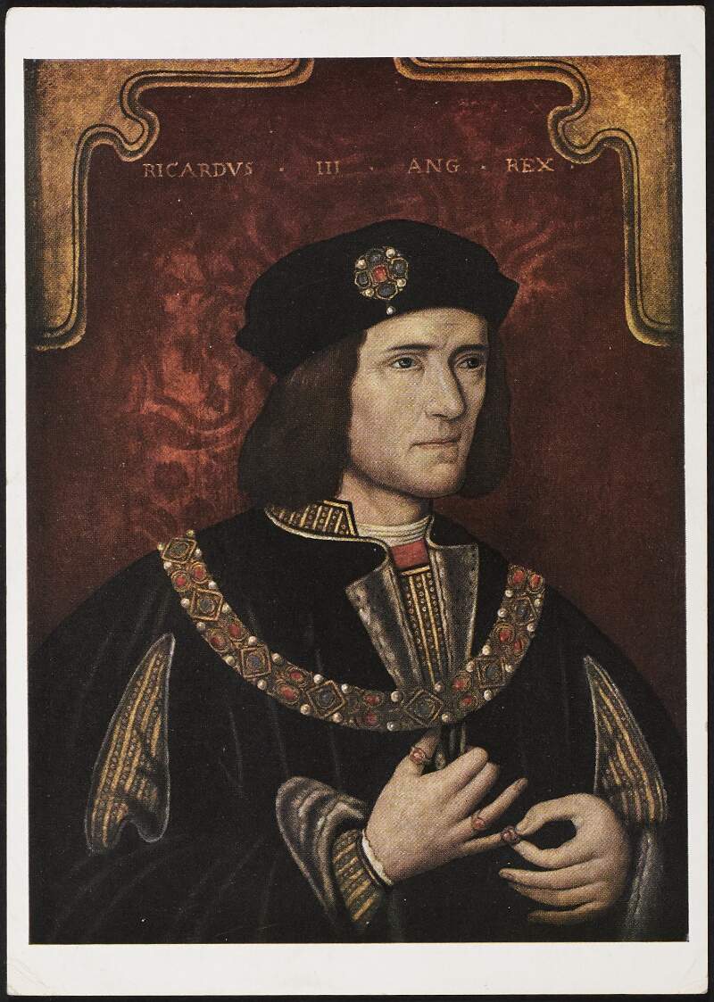 [Postcard of painting of King Richard III by an undiscovered artist]