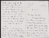 Letter from Nancy Brunton [Anne Stopford Agnes Kruming] to Alice Stopford Green describing a flight of swallows,