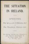 The Situation in Ireland: Speeches of Mr. William O'Brien, M.P. and Mr Maurice Healy, M.P.
