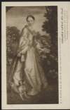 Blank postcard of G.F. Watts' portrait of Mrs Louis Huth,