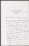 Letter from John Muldoon, 72 Palmerston Road, Dublin, to John Redmond regarding tax and financial matters,
