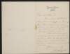Letter from John F. Taylor to [John] Redmond noting that he had no involvement in a statement,