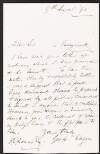 Letter from George W. Warren to John Redmond concerning legal proceedings in Garrynisk, Co. Wexford,