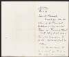 Letter from Murrough O'Brien to John Redmond regarding his hopes to find an English publisher, and inviting Redmond for dinner,