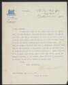 Letter from Henry Campbell to John Redmond requesting that the Irish Parliamentary Party do not block the second reading of the Local Officers Adoptive Superannuation Bill,