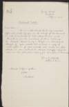 Copy letter from Little & Nunn to Messrs Colfer and Gethin, Solicitors, regarding the Redmond estate,