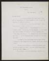 Letter from George Yeats, 42 Fitzwilliam Square, Dublin, to W. B. Yeats,