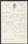 Letter from M. P. Lynch to Florence O'Donoghue, enclosing photographs of Liam Lynch,
