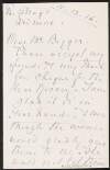 Letter from Kathleen M. Fanning, The Cottage, Ardmore, Fingal, Dublin, to Francis Joseph Bigger regarding rosary beads that Bigger bought from her friend with a receipt acknowledging payment of £4,