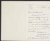 Letter from Bourchier F. Hawksley, 30 Mincing Lane, London, to John Redmond, requesting that Redmond comes to see him to discuss the Paris Fund,