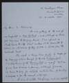 Letter from Jeremiah MacVeagh, 15 Montague Place, Russell Square, London, to John Redmond, informing Redmond that capital in "New Ireland" is nearly exhausted,