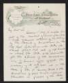 Letter from Denis O'Carroll, Poor Law Association of Ireland, Castlecomer, Co. Kilkenny, to John Redmond, enclosing a "List of Poor Law Unions not against the passing of the Superannuation Bill",