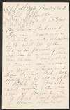 Letter from John Howard Parnell, 9 Upper Pembroke Street, Dublin, to John Redmond, regarding T. P. Gill's views on the sale of a portion of the Avondale estate,
