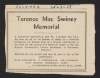 Newspaper cutting from the 'Examiner' of an article entitled 'Terence MacSwiney Memorial',