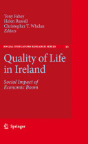 Quality of life in Ireland : social impact on economic boom /