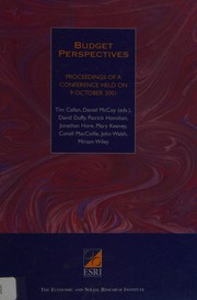 Budget perspectives : proceedings of a conference held on 9 October 2001 /