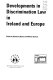 Developments in discrimination law in Ireland and Europe /