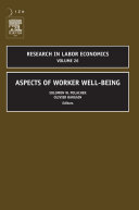 Aspects of worker well-being /