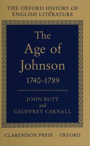 The age of Johnson, 1740-1789 /