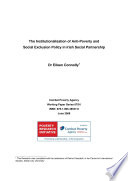 The institutionalisation of anti-poverty and social exclusion policy in Irish social partnership /