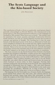 Gaelic and Scots in harmony proceedings of the Second International Conference on the Languages of Scotland (University of Glasgow. 1988)