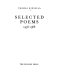 Selected poems : 1956-1968 /