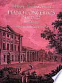Piano concertos nos. 17-22, in full score with Mozart's cadenzas for nos. 17-19, [reprinted] from the Breitkopf & Härtel complete works edition /