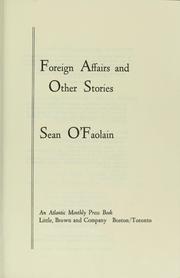 Foreign affairs, and other stories /