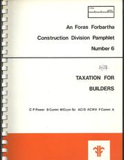 Taxation for builders /