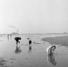 [Children playing in water, Sandymount Strand, Dublin]