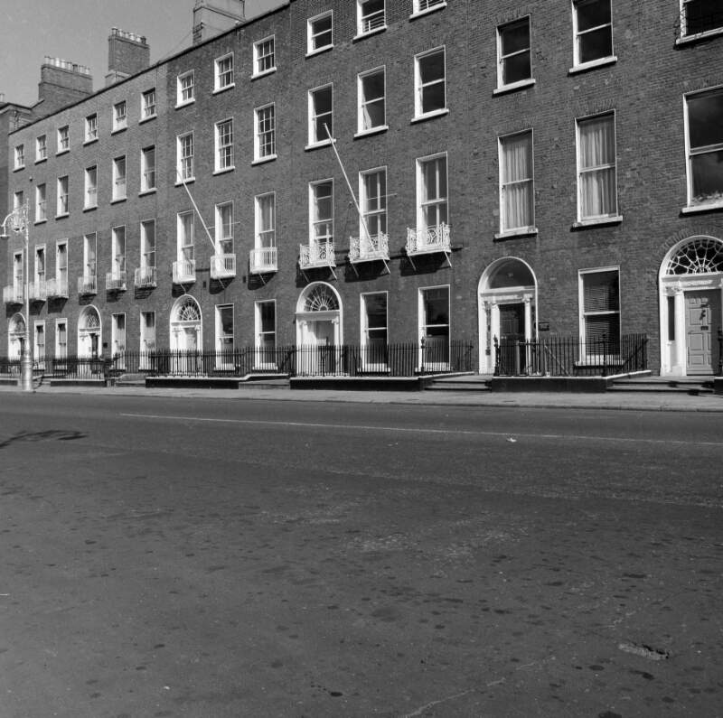 [Row of houses, Merrion Square, Dublin]