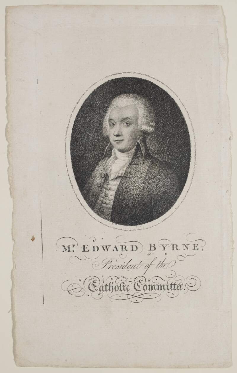 Mr. Edward Byrne, President of the Catholic Committee