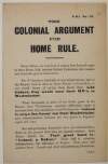 The colonial argument for Home Rule.