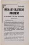 Irish anti-enlistment movement in furtherance of national independence.