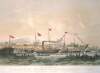 The departure of Her Most Gracious Majesty, Queen Victoria from Kingstown [Dún Laoghaire] Harbour, August 10th, 1849, is dedicated by permission to his Excellency the Earl of Claredon, K.G. Lord Lieutenant of Ireland &c. &c. By His Lordship's obedient Servant A. Lesage /